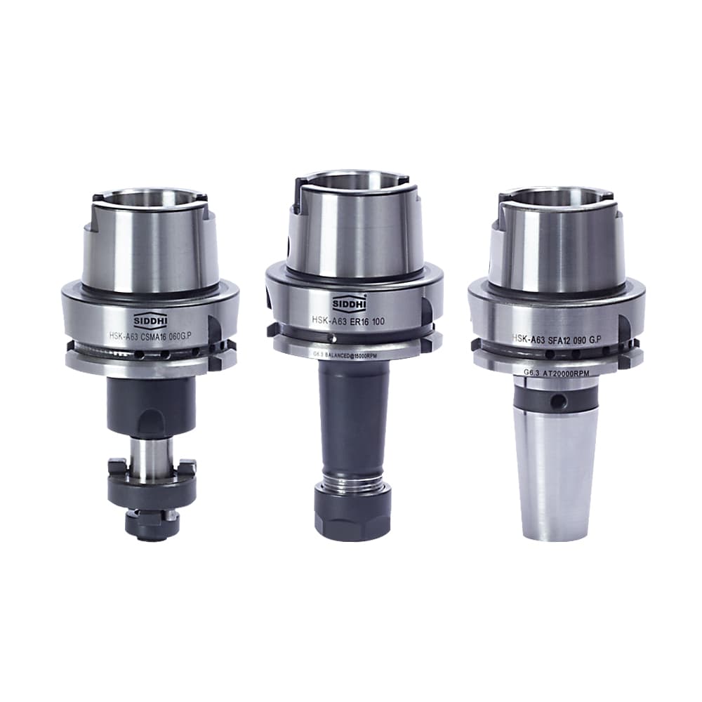 Selection of HSK-A tool holders